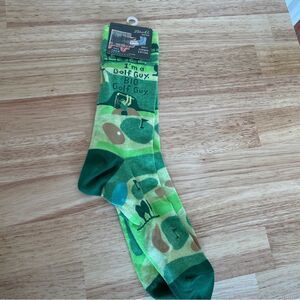 Blue Q Men’s Golf Socks pattern‎ NWT